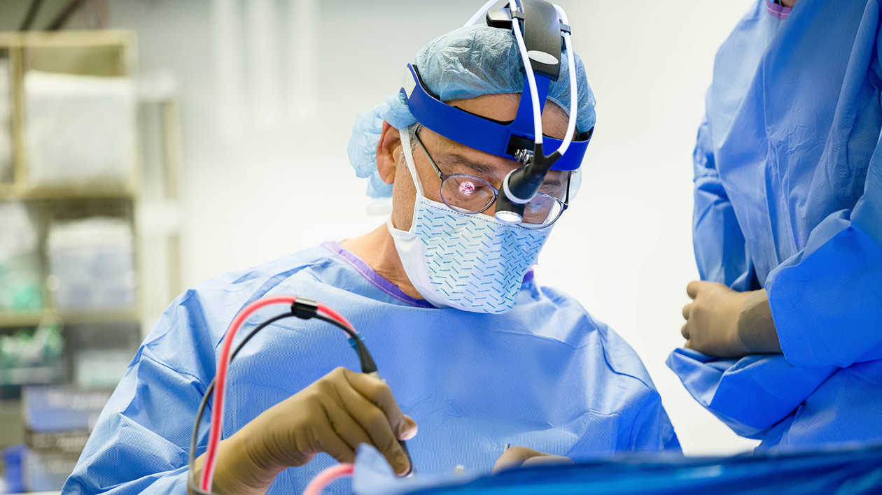 Doctor Performing Surgery