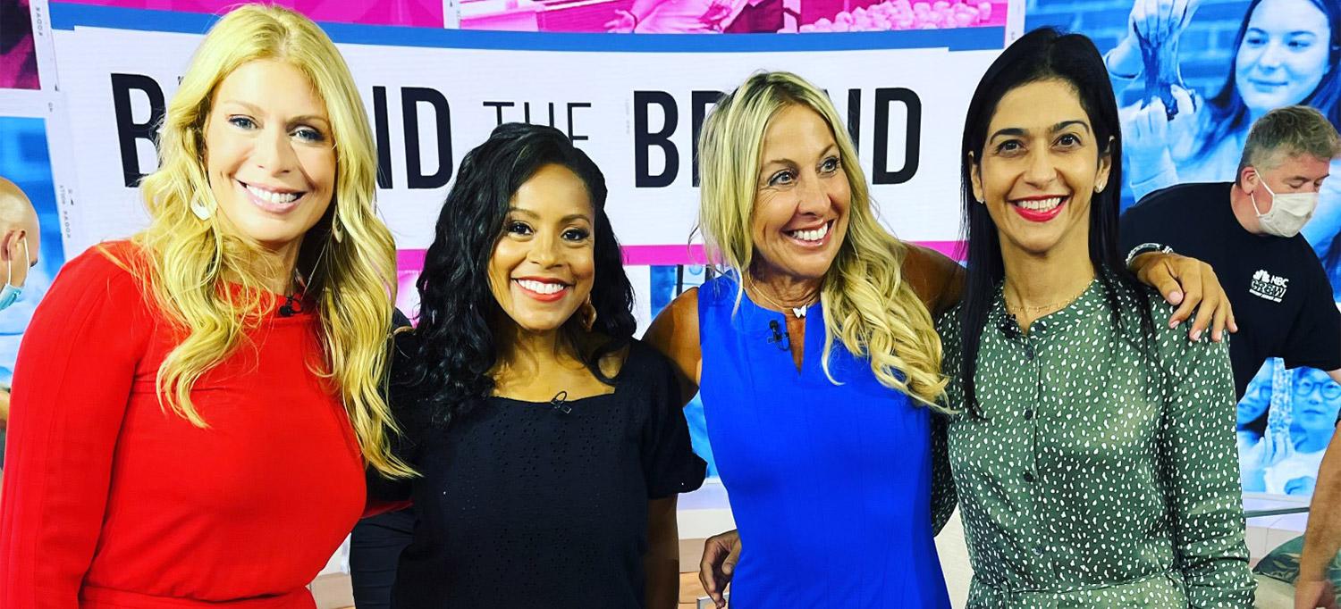 Jill Martin, Sheinelle Jones, Holley Corey, and Dr. Taraneh Shirazian on TODAY Show Set